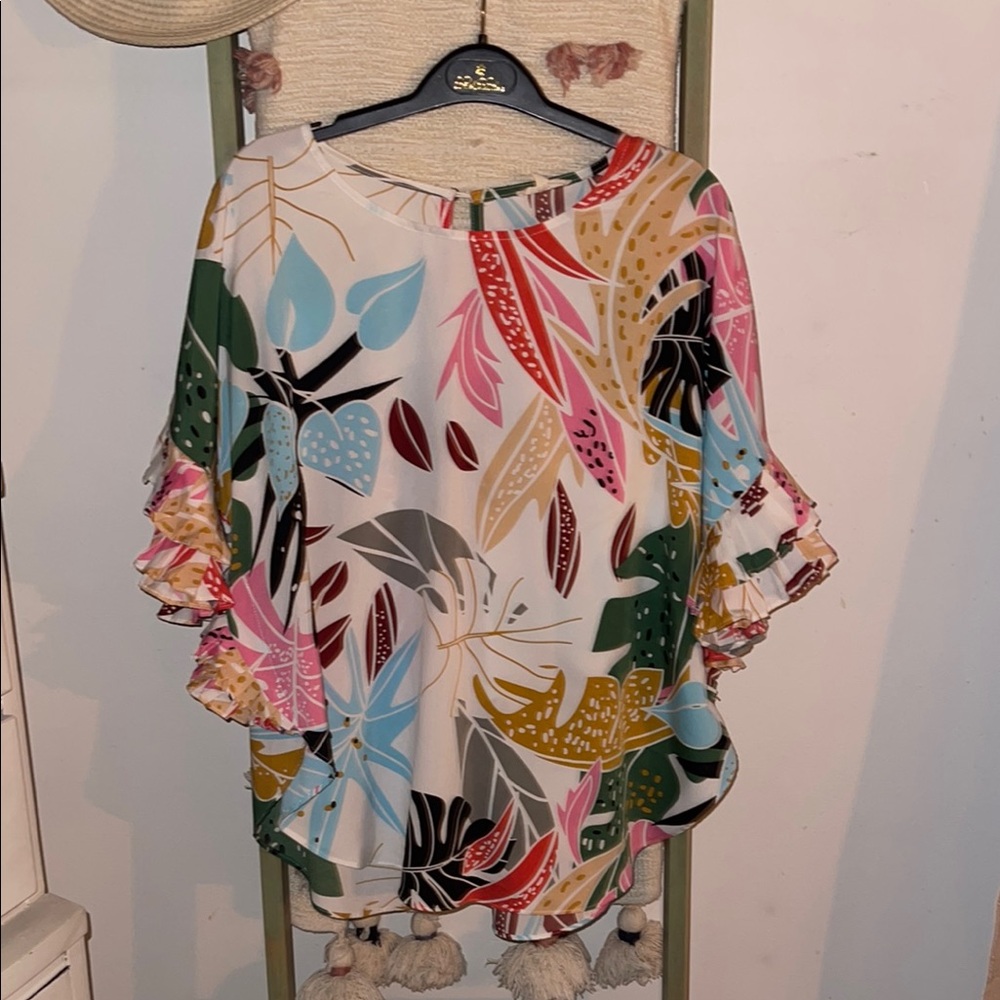 Jodifl Floral Multicolor Women's Top